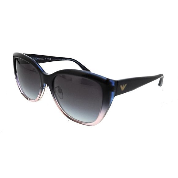 Emporio Armani 0EA4198F 59918G Gradient blue/orange Cat eye Sunglasses